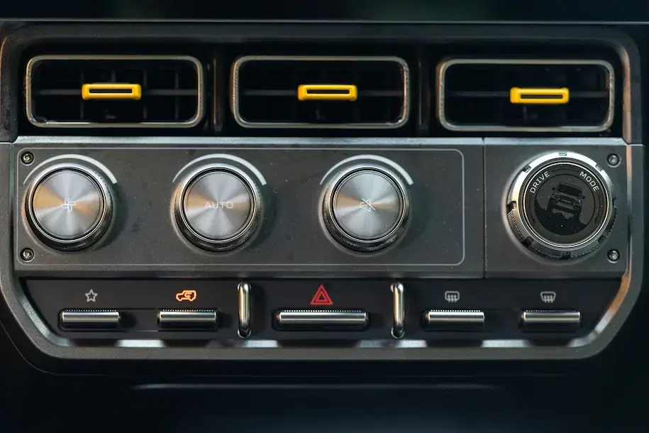 Polished Chrome Controls